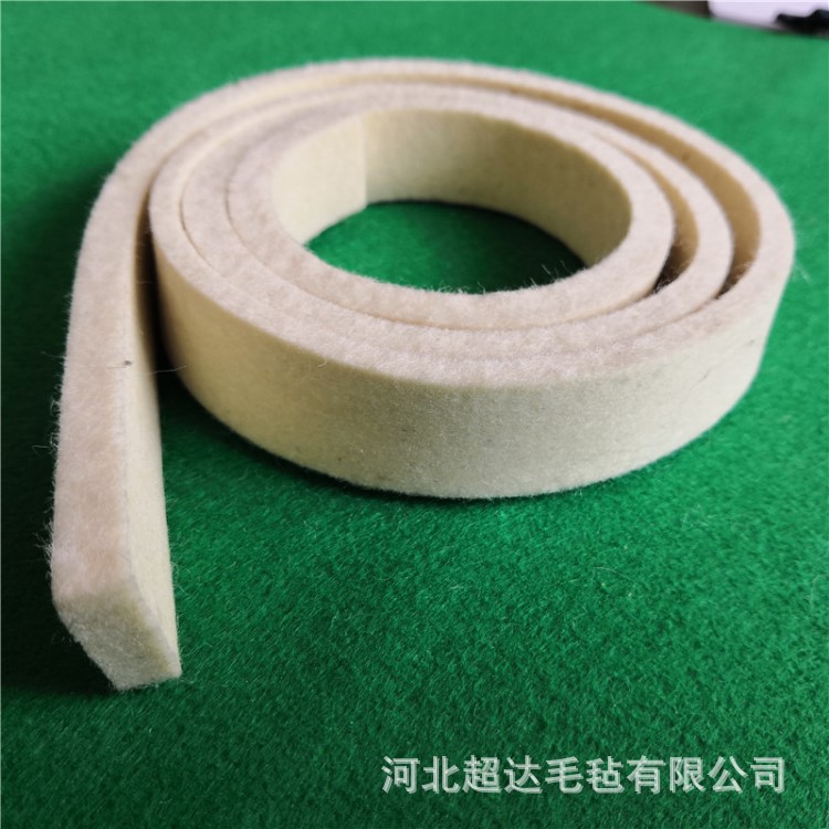 毛毡条 羊毛毡条 工业密封耐高温毛毡条 抛光耐磨毛毡条