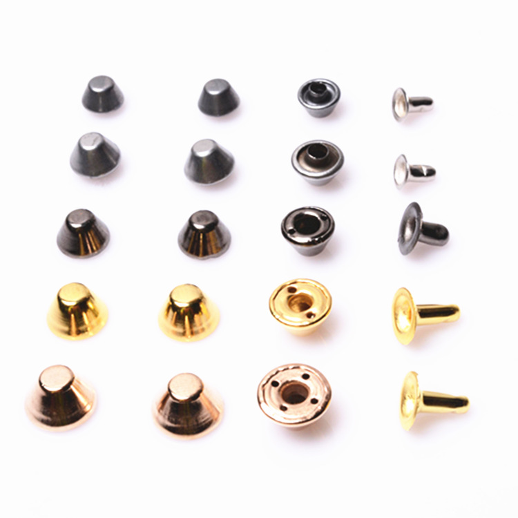 供应各种撞钉  金属铆钉金属水桶15MM配套帽钉 箱包配件
