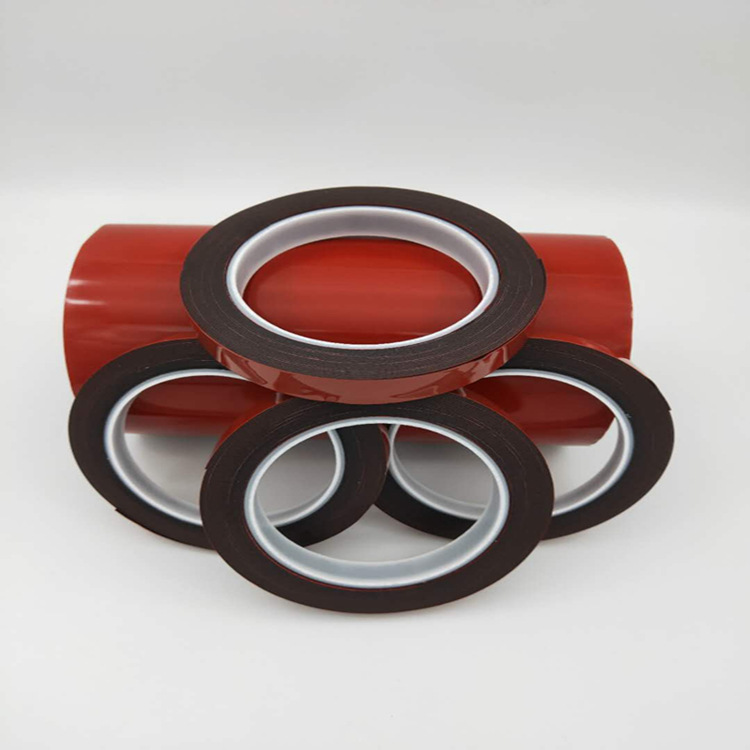 自产直销黑色亚克力胶带 亚克力气车泡棉 丙烯酸泡棉胶带模切冲形