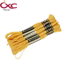 447色庆春线十字绣线8米6股手工刺绣线24支双标盒线生态棉绣花线