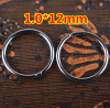 Factory wholesale multi -specification small iron ring small iron ring opening/closed ring DIY jewelry accessories accessories