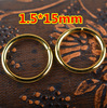 Factory wholesale multi -specification small iron ring small iron ring opening/closed ring DIY jewelry accessories accessories