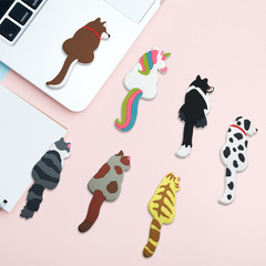New ins style colorful cat and dog unicorn hook kitchen refrigerator storage hook magnetic iron cabinet hook