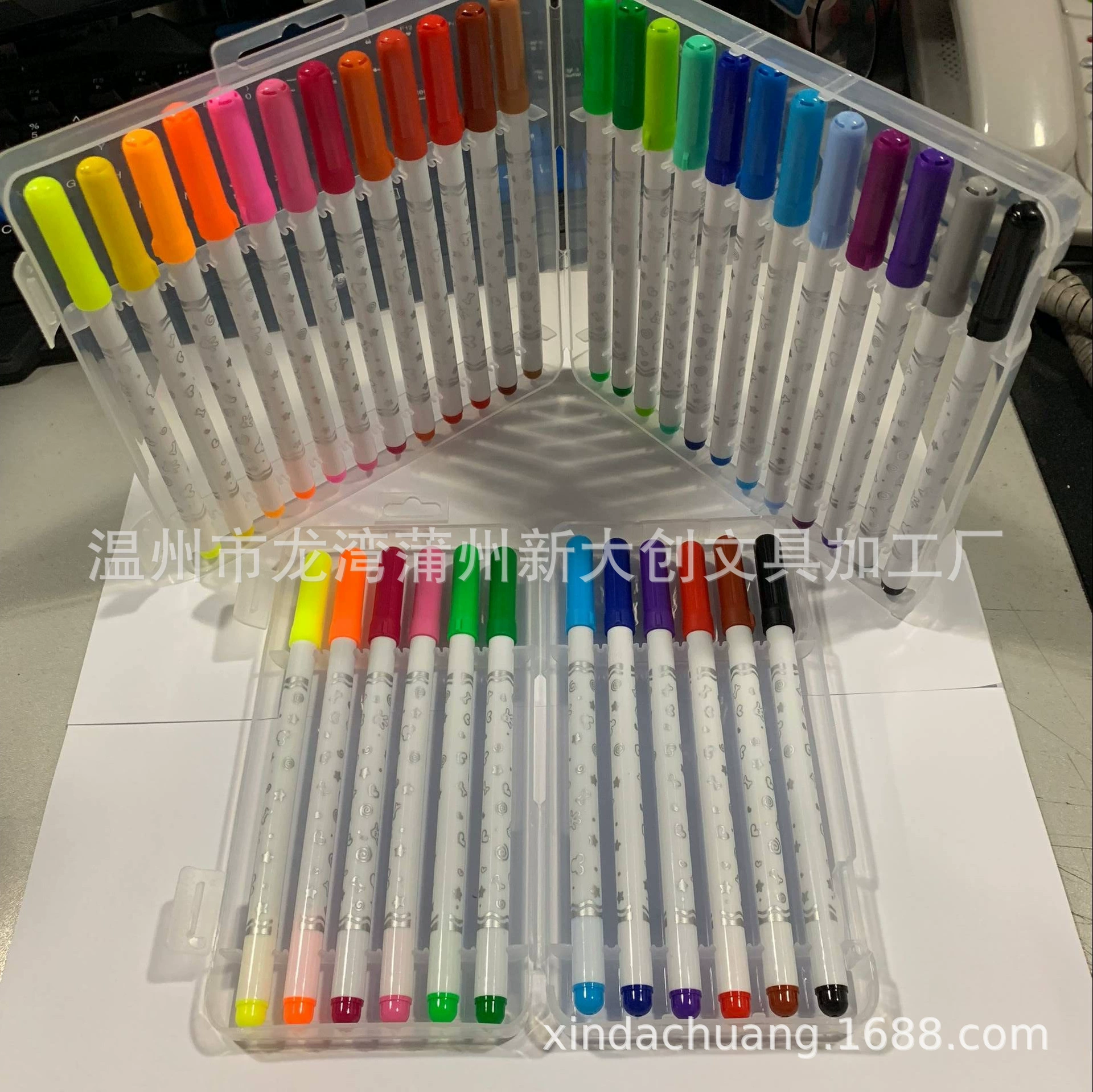 Тонкий стержень акварельная ручка для стирки 12 цветов 24 цвета набор экологически чистых граффити маркировка цветной ручки для рисования оптом