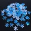 Christmas fake snowflower tablets Christmas tree decoration wedding party ice and snow throwing paper crumb DIY handmade Christmas decoration