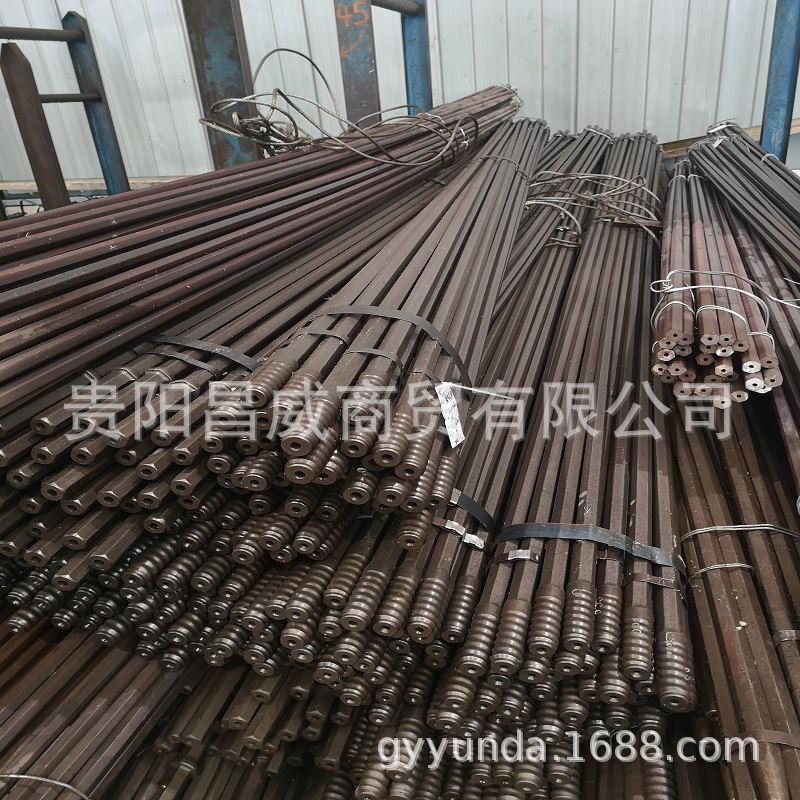 供应贵阳钢厂生产伞钻YGZ70凿岩机用 伞钻钻杆