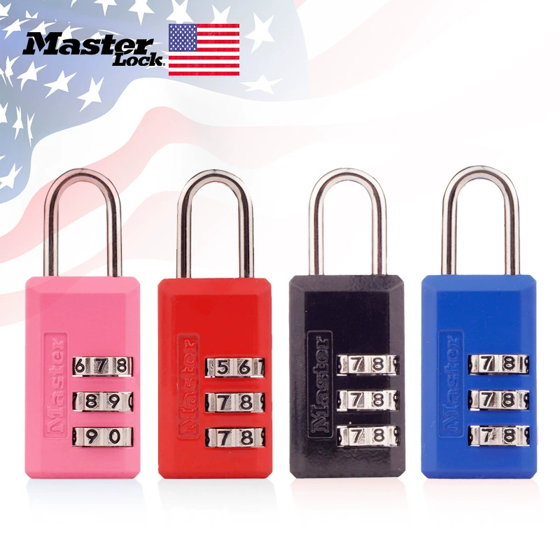 Marst mini password lock lock 3 -bit password bag lock lock hook 3mm cabinet lock copper lock 646
