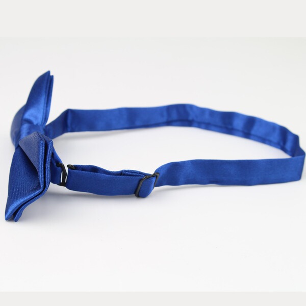 Children's solid color glossy bow tie with bow for early age