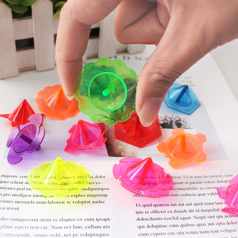 Plastic small spinning top