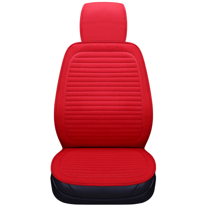 linen universal – Universal Seat cushion, seat cover - red