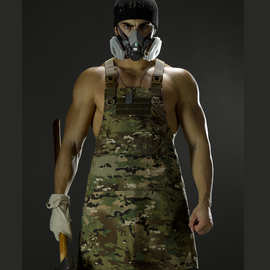 WARCHIEF/酋长迷彩战术围裙 户外自驾游野炊耐磨机械维修工作服