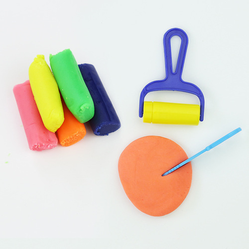 10 Color Clay Baby Infant Children DIY Handmade Plasticine Bucket Color Mold Set Clay Toy