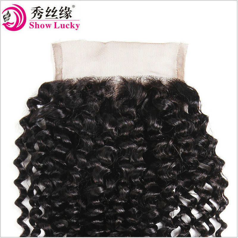 4*4 kinky curly jerry curly lace closure