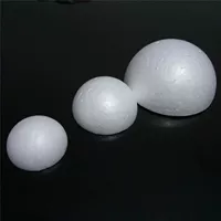 П props из пенопласта, EPS полусфера, ручная работа, белые, размеры 1–60 см