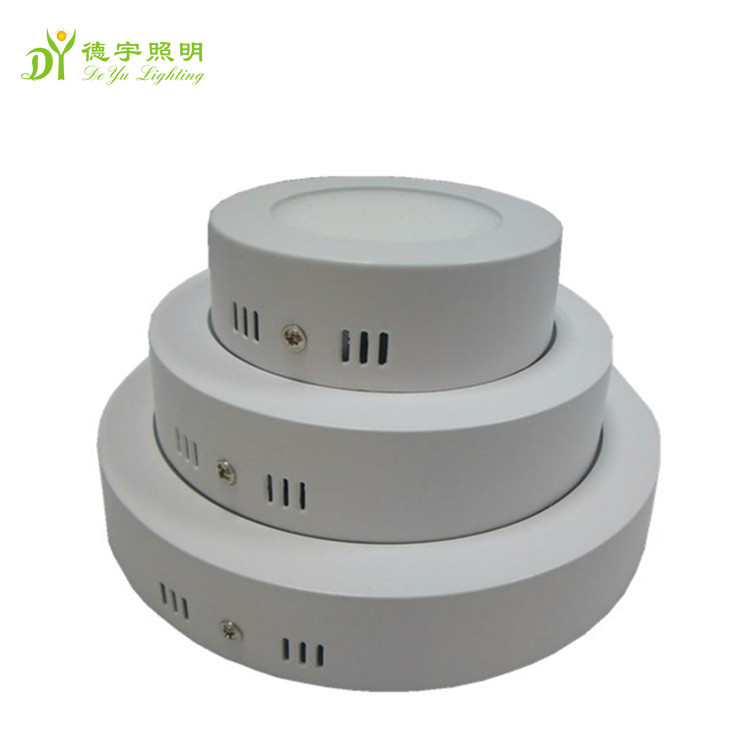 No estándar 400 600mm abierto-montado lámpara de panel cuadrado redondo 36W 30W comercial foto lámpara de techo sin agujeros