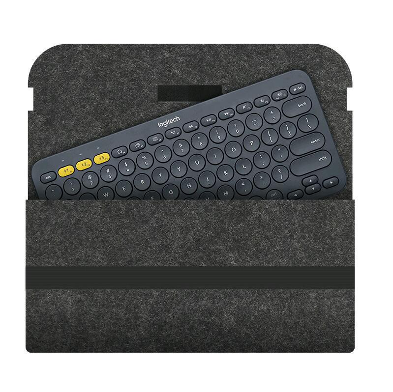 For Logitech K380 Storage Bag K480 K580 Keyboard Bag Felt Keyboard Bag K780 Keyboard Bag
