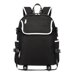 Foreign Trade New Anti-water Oxford Cloth Casual USB Unisex Backpack Middle School Student Backpack Simple Fashion Schoolbag