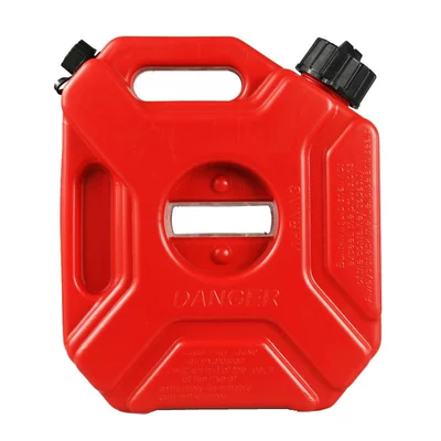 5L Oil Barrel Red Black Factory Direct Sales Anti-Static Plastic Gasoline Barrel Car and Motorcycle Spare Fuel Tank (Kempinq və səyahət) - red