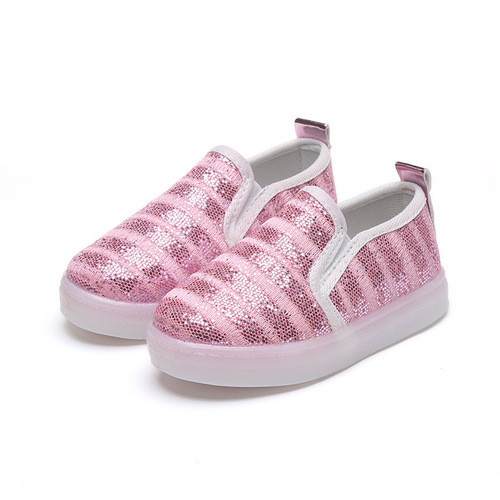 2024春秋新款儿童鞋LED亮灯发光鞋男女童运动休闲鞋防滑宝宝鞋