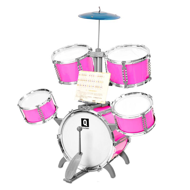 Conjunto de batería para niños instrumento de percusión juguete Jazz tambor golpear principiante 3-6 años niños y niñas regalo de jardín de infantes