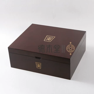 木质酒盒 白杨木实木酒盒 红酒盒套装 白酒木盒 木制喷漆酒盒