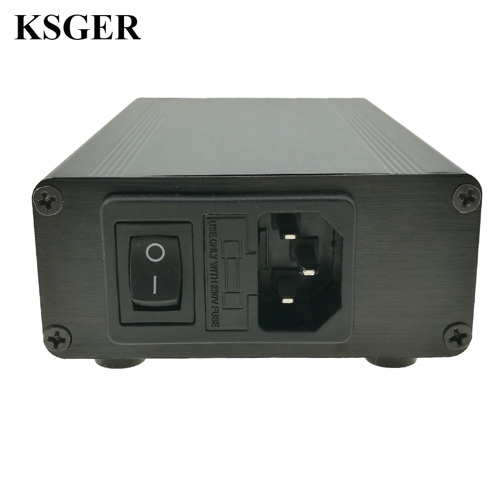 KSGER fabricante T12 Estación de soldadura OLED temperatura ajustable STM32 panel de control reparación Estación de soldadura eléctrica cabeza de soldadura núcleo de calefacción