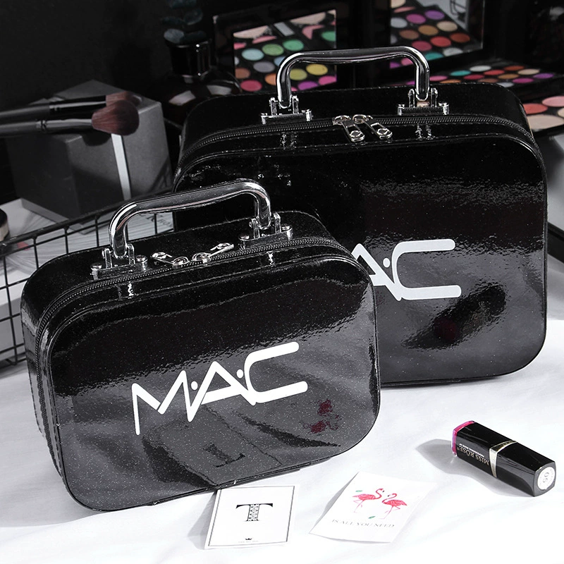 Mac, модный косметичка, стразы для ногтей, вместительная коробка для хранения, сумка-органайзер для путешествий, в корейском стиле, оптовая