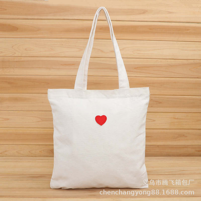 现货批发时尚创意DIY手绘棉布袋 儿童手工图画手提帆布袋