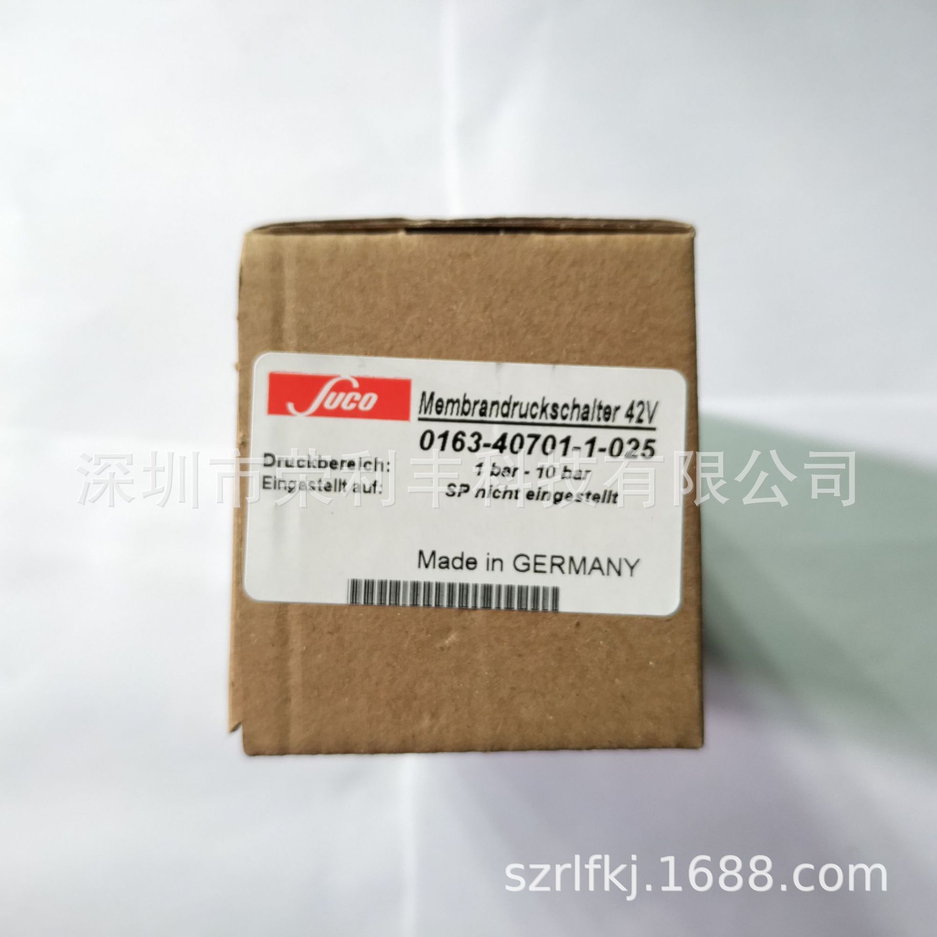 全新0163-40701-1-025苏克压力开关 德国苏克SUCO压力传感器