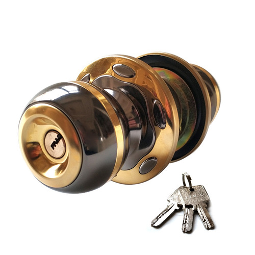 Factory direct sales stainless steel weighted ball door locks high quality enlarged and stamped copper core ball locks export quality