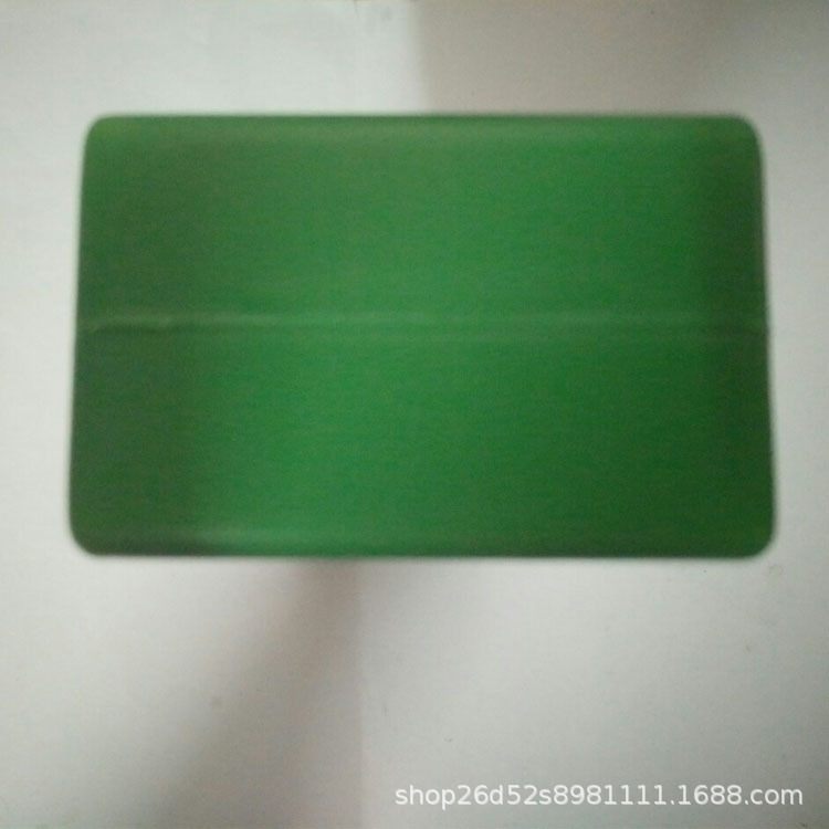 东莞生产绿色扁形胶盒 PE盒  塑料盒内可装刀杆扳 可根据尺寸制作