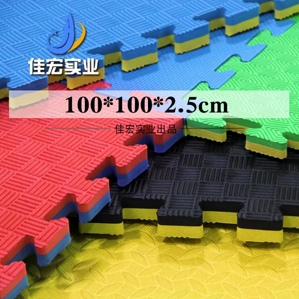 Directly Supplied from the Manufacturer, Eva Interlocking Foam Floor Mats 100*100, Martial Arts Training Sports Mats, 2.5cm Fitness Mats