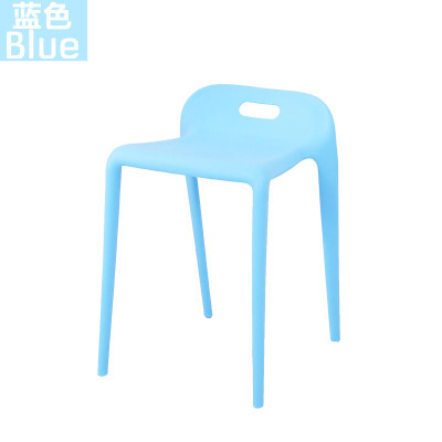 Hogar personalizado colorido plástico comedor silla zapatos casuales cambio café restaurante apilados protección del medio ambiente silla zapatos cambio taburete