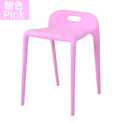Hogar personalizado colorido plástico comedor silla zapatos casuales cambio café restaurante apilados protección del medio ambiente silla zapatos cambio taburete
