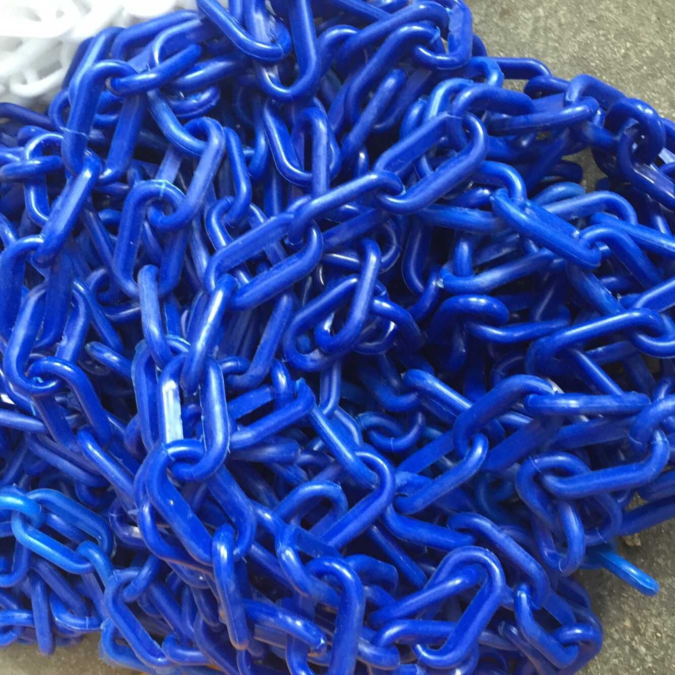 Color protection safety chain plastic road cone chain isolation chain traffic facilities ice cream plastic chain warning chain