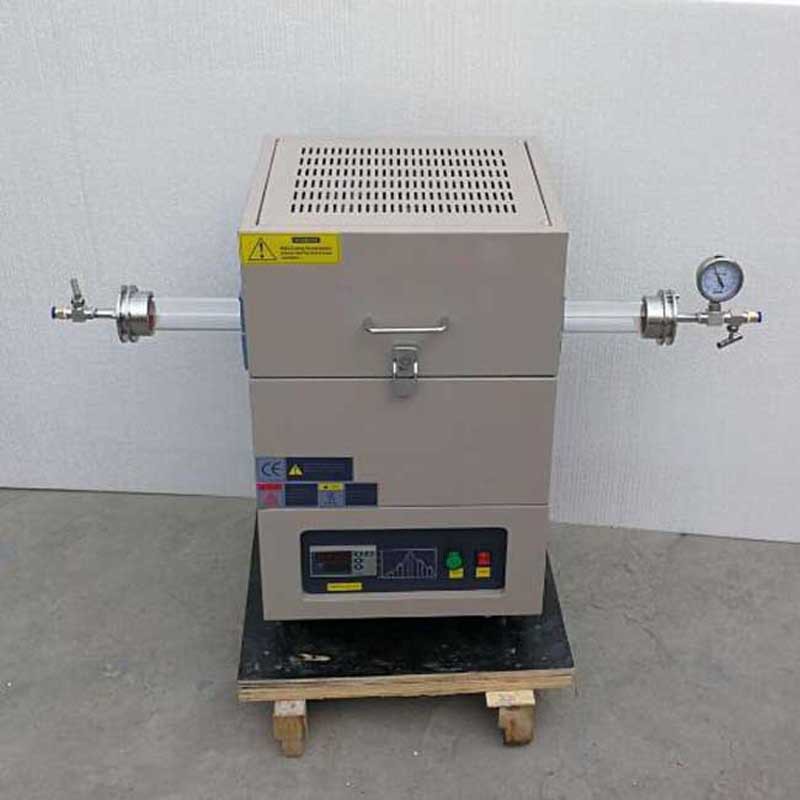 双温区 旋转管式炉 1700C高温实验炉 刚玉管旋转炉