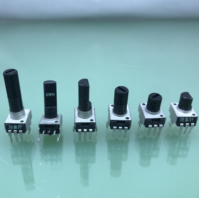 电位器09阻值B1KB2KB5KB10KB20KB50KB100K台湾碳片