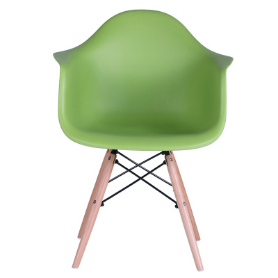 Multi-color respaldo simple nórdico plástico moda ocio silla post-moderno creativo respaldo reposabrazos Silla de comedor