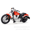 Harley davidson, classic road realistic metal motorcycle, car model, scale 1:18, 2022