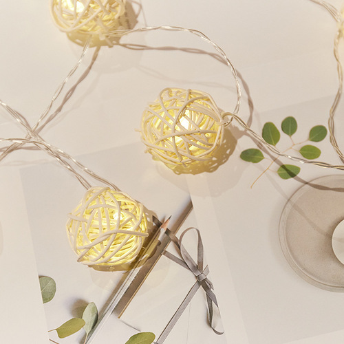 Factory wholesale Thai sepak takraw lamps led string lights Christmas children's room decoration lights colorful lights holiday lights battery models