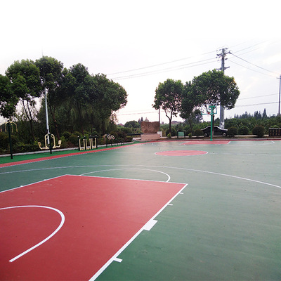 苏州无锡常州镇江区域运动场地硅PU篮球场网球场羽毛球场施工包干