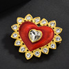 Small fashionable brooch, high-end pin lapel pin, accessory, light luxury style, wholesale