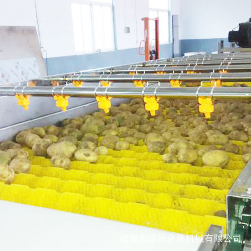 多功能平行式毛棍清洗机连续式萝卜大姜清洗设备玉米去须毛发机器