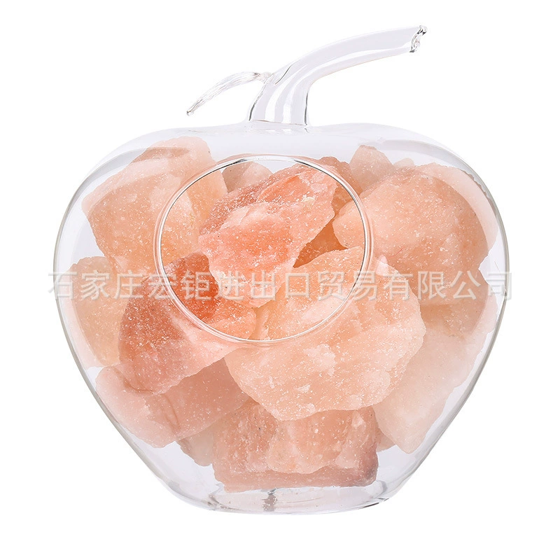 Источник-поставщик напрямую продаёт из Himalayan crystal salt light glass container творческий свет святящий соль