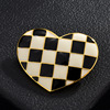 Small fashionable brooch, high-end pin lapel pin, accessory, light luxury style, wholesale