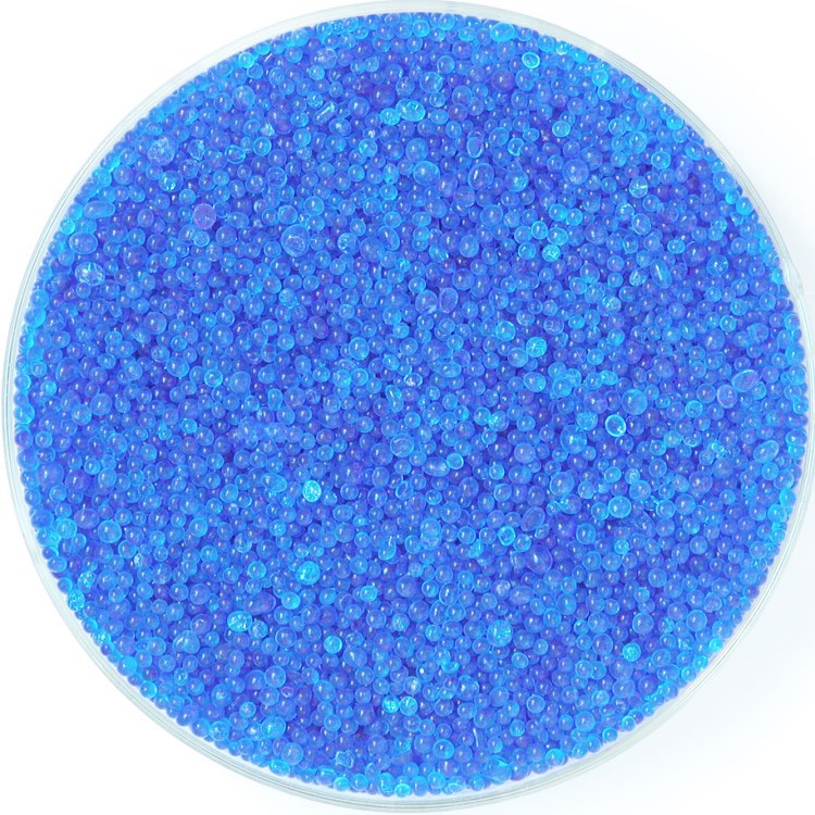 现货批发指示剂细孔A型蓝色球状指示剂硅胶2-4mm（蓝色变粉红色）