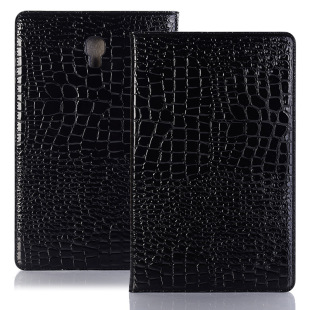 For Samsung Tab A 10.5 T590 crocodile print business flat leather case T595 flip bracket protective cover