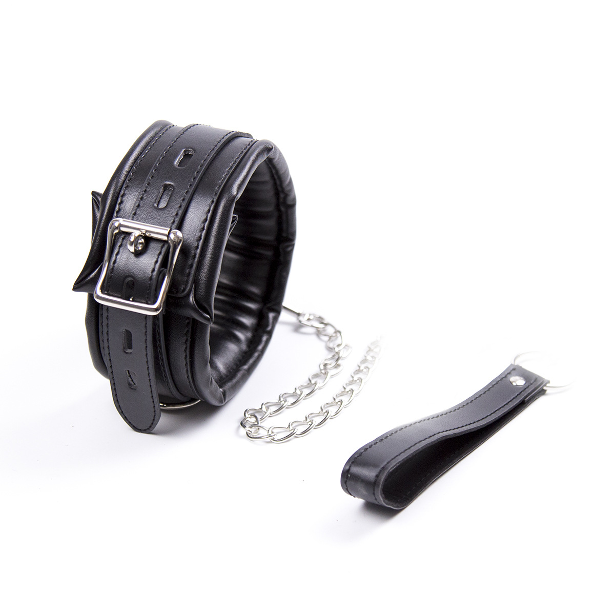 Directamente del fabricante: productos novedosos para adultos, correa de cuero para perros, collar, correa para el cuello, juguetes alternativos, artículos de bondage.