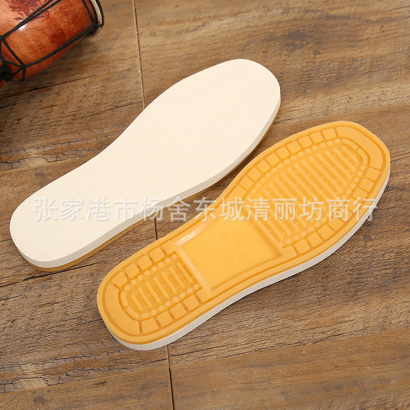 Adult DIY Home Cotton Slippers with Foam Composite Huafeng Soles, Wholesale Low-Heeled Flat Sandals