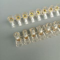 B25-10P European standard closed-end terminal block BH40 wire connection bar B60 transparent closed-circuit terminal block